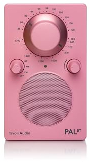 Tivoli Audio PAL BT Tragbares Bluetooth FM/AM Radio (Rosa)