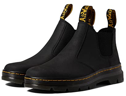 Dr. Martens Stivaletti Chelsea unisex per adulti, Black Pit Quarter, 13 Women/12 Men