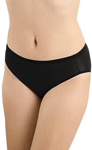 ALBERT KREUZ Damen Damenslip Micromodal 3er Pack schwarz L