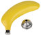 Qcwwy 5 Oz Flachmann für Schnaps, Schalen-Bananen-Likör und Alkohol, Tropenfrucht-Neuheits-Flachmann mit Schraubdeckel aus Edelstahl, Whisky-Schnaps-Taschenflasche in Obst-Bananen-Form mit Trichter