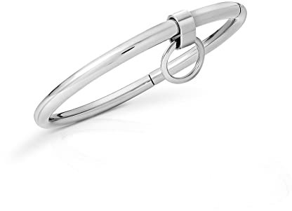 MensShop24 Halsband Halsreif Halsfessel mit abnehmbaren O-Ring Edelstahl Innen Ø 110mm Größen wählbar Pleasure BS-717