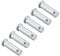 PATIKIL 10mmx35mm Singolo Foro Clip Perni, 6pz Piatto Testa Zinco-placcatura Solido Acciaio Collegamento Cerniera Perno