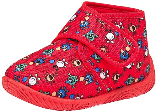 Chicco Unisex-Hausschuhe für Kinder und Jungen, rot, 28 EU