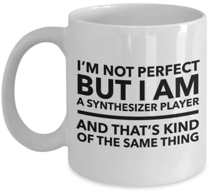 Lsjuee Synthesizer Mug - Synthesizer Player Gift - Gift for Synthesizer Player - Synthesizer Player