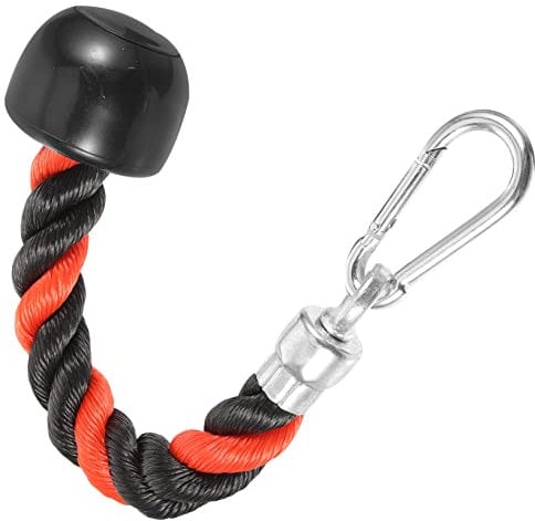 CAXUSD Tricep Rope Attachment for Cable Machines Heavy-Duty Nylon Single Arm Fitness Tool for Biceps, Triceps, Back and Shoulder Training, Ideal for Home Gym Workouts