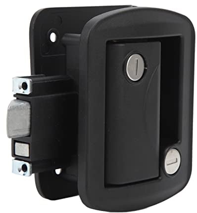 Serrature per Porte per Rimorchi da Viaggio, IP67 Impermeabile Ad Alta Resistenza Nero Kit di Sostituzione Serratura per Porta D'ingresso per Rimorchio