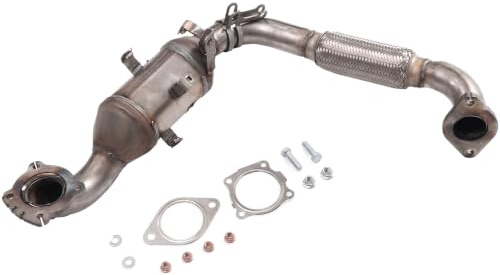 RIDEX 429C0452 Katalysator Kat Euro 6 Kompatibel mit Ford Focus III C-Max II Grand C-Max Mondeo V Transit Connect 1.0 (M1DC SFDA M2GA M2DC M1DA B7DA M1CA M1DH) Ersetzt# 1766306 1843288 1770958