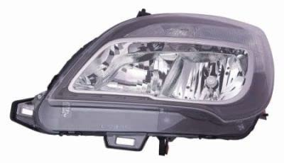 DEPO Hauptscheinwerfer Scheinwerfer H1 H7 mit Motor Links Kompatibel mit Opel Meriva B S10 10-17