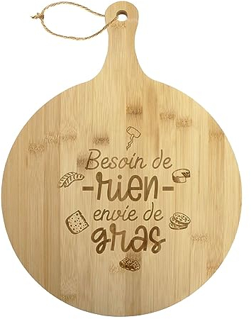 STC Planche en Bois pour l'Apéritif - Besoin de Rien Envie de Gras