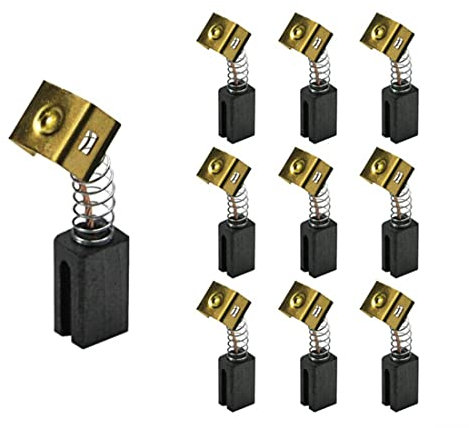 Tassety 5 pares de escobillas de carbón 6,4 x 7,9 x 12,5 mm 596071-00 para amoladora angular Black&Decke motores eléctricos CD105 CD110 CD115 KG900