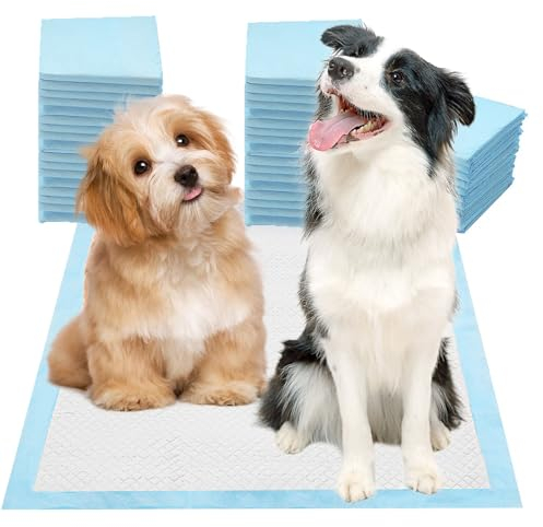 Nanipets® Trainingspad für Hunde Welpenunterlagen, Superabsorbierendes & Auslaufsichere Wickelunterlagen, 60 x 60 cm Extra Große, Dicke Pet Pads, 30 Stück
