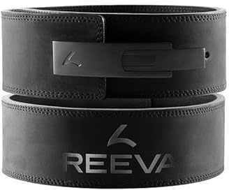 Reeva - Gewichthebergürtel – Nubik mit Edelstahlschnalle – Lifting belt – 13 mm - M