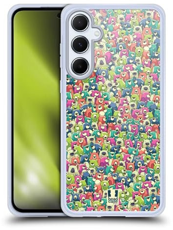 Head Case Designs Bär Tierische Überlastung Gel Handyhülle Hülle [Militärischer Schutzgrad] Kompatibel mit Samsung Galaxy A55 5G