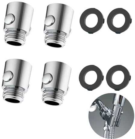 Absperrventil,G1/2 Wasserstopper Dusche,durchflussbegrenzer,Absperrventil Duschkopf Ventil,Durchflussbegrenzer Dusche,Geeignet für Handbrausen, Duschköpfe, Brauseschläuche