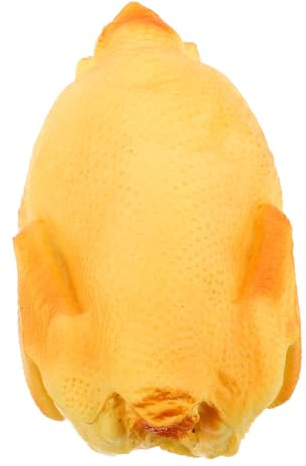 Mobestech Gekochtes Hähnchen Modell PU Realistisch, Erntedankfest Deko | Simulierte Lebensmittel Requisite, für Fotografie und Kreative Szenen, Robustes Ornament mit Lifelike Form