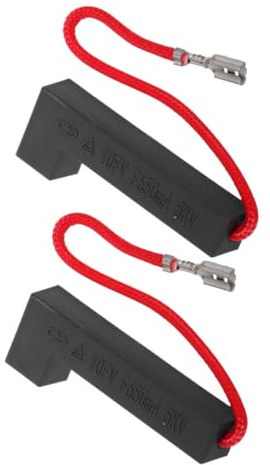 Toyvian Kit de 2 Fusibles Haute Tension en Plastique pour Micro-ondes avec Porte-fusible, pour Réparation de Micro-ondes et Camping-cars, Protège Circuits Internes