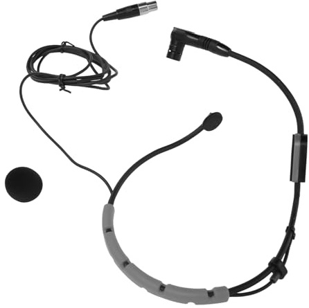 Taidda Microphone de Casque de Fitness Hydrophobe pour Micro Transparent PGA31 SM31 SM35, Résistant aux Intempéries pour Les Instructeurs de Fitness et Les Artistes Actifs (Grey)