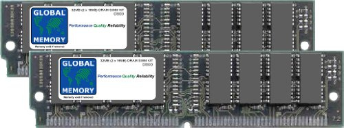 32 MB (2 x 16 MB) DRAM-SIMM Memory RAM KIT für Cisco AS53 Series Universal Gateway (mem-32 m-as53)
