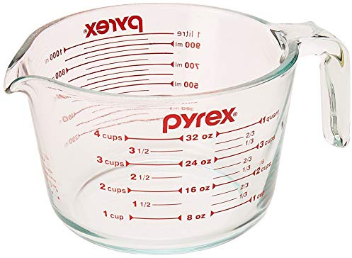 Pyrex Glass Measuring Cup 4 Cup (32 Oz) Glass