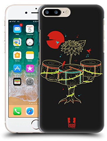 Head Case Designs Batteria Musica nelle Natura Custodia Cover Dura per Parte Posteriore Compatibile con Apple iPhone 7 Plus/iPhone 8 Plus