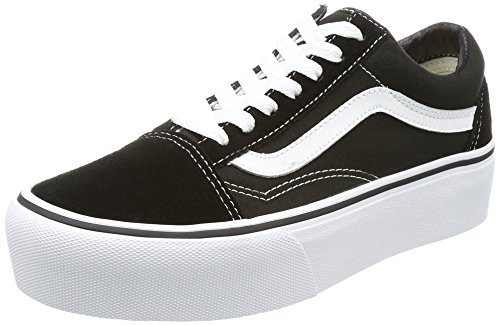 Vans Unisex Old Skool Sneaker, schwarz/weiß, 38.5 EU