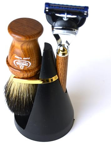 OMEGA F6138.14 Rasierpinsel Fusion Holz Eschenholz