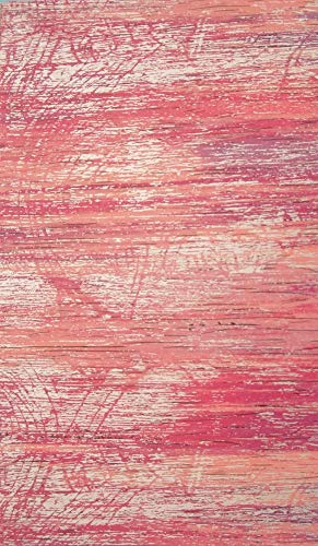 Wachsverzierfolien Holzmaser Anzahl 1 Stück, Größe 225 x 90 mm, Farbe pink/silber
