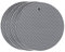 flintronic Silicone Table Mat, 4PCS Silicone Trivet Non-Slip, 18CM Honeycomb Kitchen Table Pad Multi-Purpose Hot Pads, Spoon Rest, Cooking & Dining (Circle-Grey)