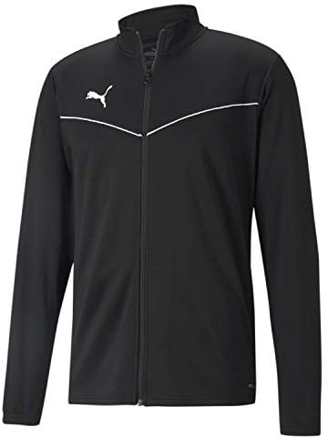 PUMA teamRISE Training Poly Jacket, Giacca sportiva Uomo, Black/White, S