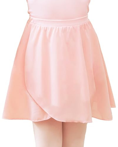 Tancefair Jupe de ballet pour filles Jupe de danse à enfiler avec ceinture élastique pour filles et femmes
