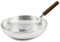 Easy Shopping Master Cook Heavy Gauge Aluminium Frying Pan Wooden Handle Pan Chef's Skillet Curry Pan for Restaurant, Catering, Home (24cm), Multicolour