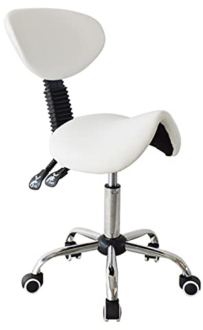 VDD Sattelhocker ergonomische Rückenlehne neigbar - Friseurhocker - Tabouret - höhenverstellbar