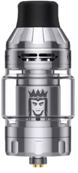 Vapefly Gunther Verdampfer für E Zigaretten | 5 ml Tankvolumen | Subohm-geeignet Farbe: silber