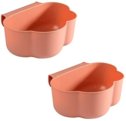 2 Stück Küchenschrank Tür Hängende Abfallbehälter, Auffangschale für Küchenabfälle, Küchenabfalleimer für Hausmüll Aufbewahrung Hängenden Abfallbehälter