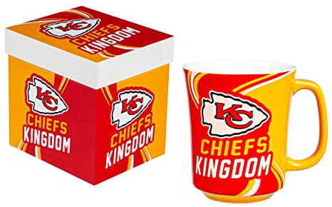 Team Sports America Kansas City Chiefs, Keramik, 400 ml, mit passender Box