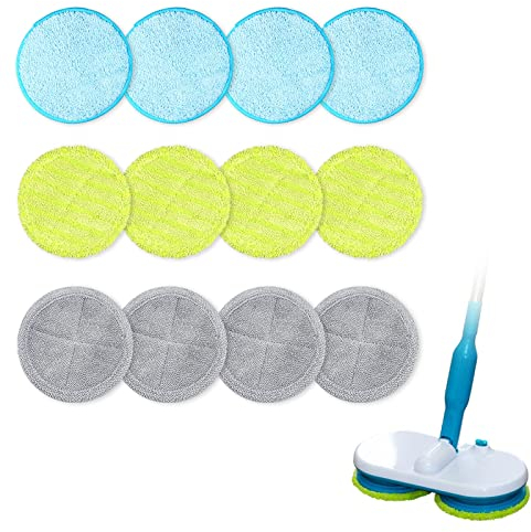 16cm Mikrofaser Pads geeignet für Floating Mop M30457 (12 Stück-Set)