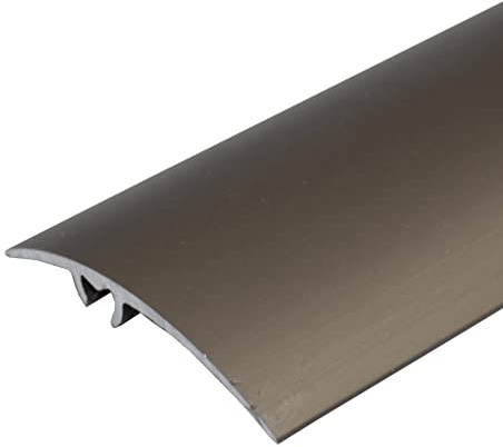 A65 50mm Anodised Aluminium Door Threshold Strip - Champagne, 2.7m