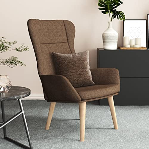 vidaXL Relaxsessel Braun Stoff