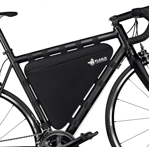 FLASLD Fireproof Elektro-Roller Batterie Hanging Bag, Ebike Batterie Tasche, Elektrofahrrad Fahrrad Satteltasche (Frame Triangle Bag-39x34x26x8cm)