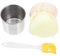 VINTORKY 1 Satz Pfannkuchen Spreading Tool Edelstahl Pfannkuchenöl mit Öl Bürste und Tablett für Gleichmäßiges Verteilen von Ölpfannkuchenformen Küchenzubehör für Perfekte Pfannkuchen