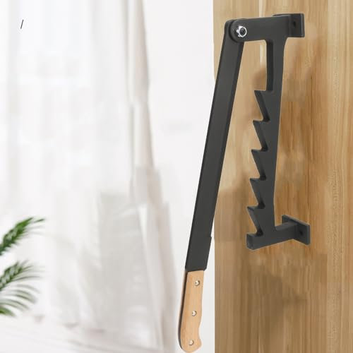 Gavigain Wall Mounted Wood Splitter, Portable Wall Mounted Firewood Kindling Splitter Manual Firewood Cutter Log Splitter Cracker for Soft Wood Indoor or Outdoor Camping