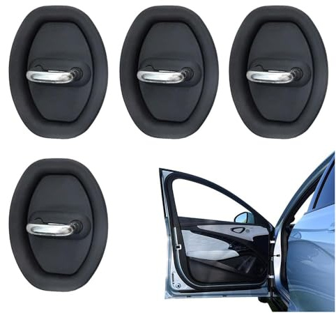 ZHAOYIJIE 4 Pezzi Copertura Protettiva per Chiusura Portiera in Silicone per Auto per Smart #1 SUV 2023+, Tappo di Protezione per Serrature per Portiere di Veicoli Accessori