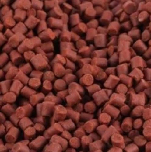 500g 2mm Red Halibut Pellets Fishing Bait SMCB