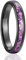 SOXEMAN Damen Ehering Herren Schmuck Lila Paarring mit Kristall-Inlay Breite 4mm/8mm