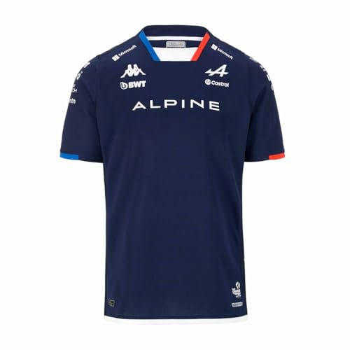 Kappa Kombat 2024 Frankreich OCON Alpine F1 Act Trikot | Blau Größe 3XL