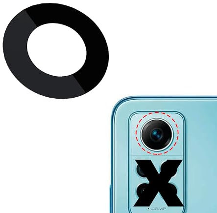 IS-TECK Kompatibel mit Xiaomi Redmi Note 12 Pro 4G Ersatz Kamera Glas Linse inkl. Kleber Set (Note 12 Pro 4G)