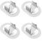 4PC Pipe Clips, 3-3.8cm Hose Clamps, Washing Machine Drain Pipe Wall Hole-Free Common Fixer Pipe Clamp Buckl For Water And Gas Pipe Fixing