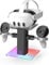 TicEaik Charging Dock for Meta Quest 3S/ 3/2 Accessories,Charger Station Stand with LED/RGB Light, Controllers and VR Accessories, Type C Charging Port