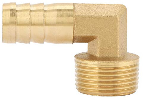 Raccord de Tuyau de Connecteur de Couplage barbelé en Laiton à Filetage Mâle 3 ou 4, Remplacement de Tuyau D'eau Robuste avec Raccord de Tuyau en Laiton, Installation Facile (1)