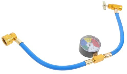 Alipis Car Air Conditioning Recharge Kit - AC Recharge Kit Charging Hose Kit for Most Car Aircon System, R134A DIY Refill Recharge - High Efficiency